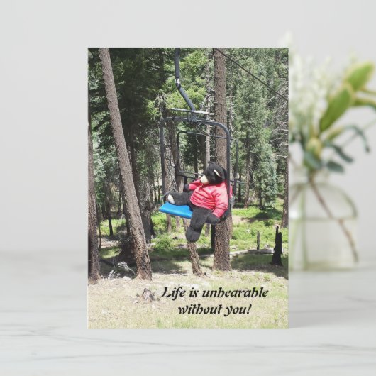 Carte insupportable (Debout devant)