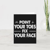 Carte Int Your Toes Fix Your Face  (Devant)