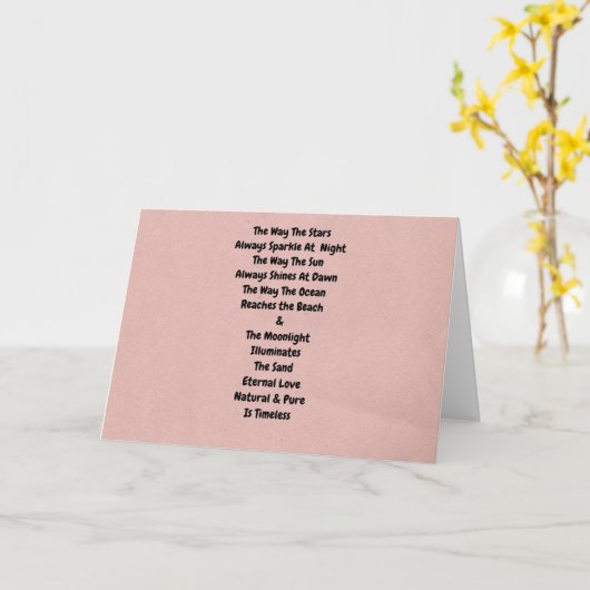 Carte Intemporel (Fleur jaune)