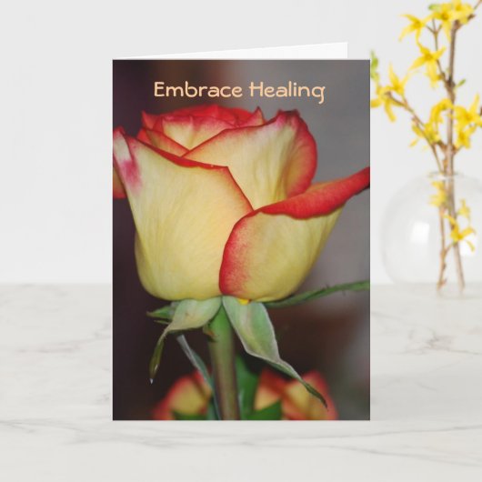 Carte Intensifier la guérison (Fleur jaune)