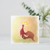 Carte "Interdit de rouiller" (Debout devant)