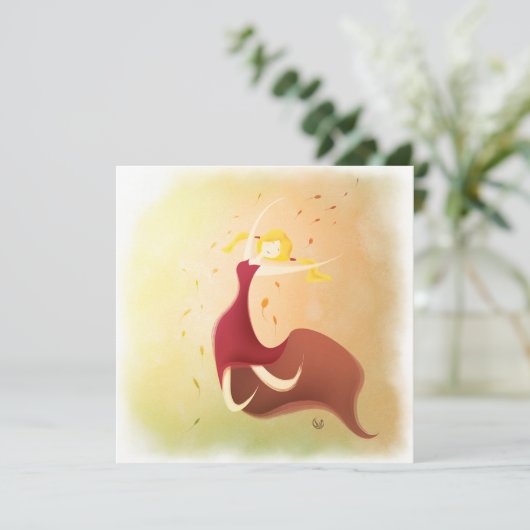 Carte "Interdit de rouiller" (Debout devant)