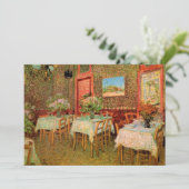 Carte Intérieur d'un restaurant par Vincent van Gogh (Debout devant)