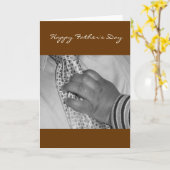 Carte Intérieur vide - Bonne Fête des pères (Fleur jaune)