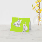 Carte / Intérieur vierge (Fleur jaune)