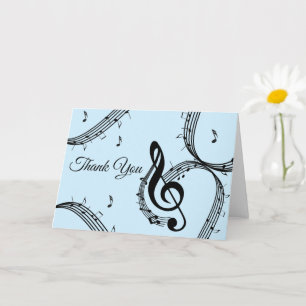 Carte intérieure bleu Climactic G Clef Blair