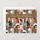 Carte intérieure vide pour les femmes habilitées (Devant / Derrière)