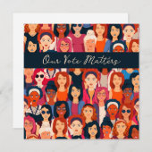 Carte intérieure vide pour les femmes habilitées (Devant / Derrière)