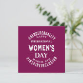 Carte International Women's Day | March 8th Equality (Debout devant)