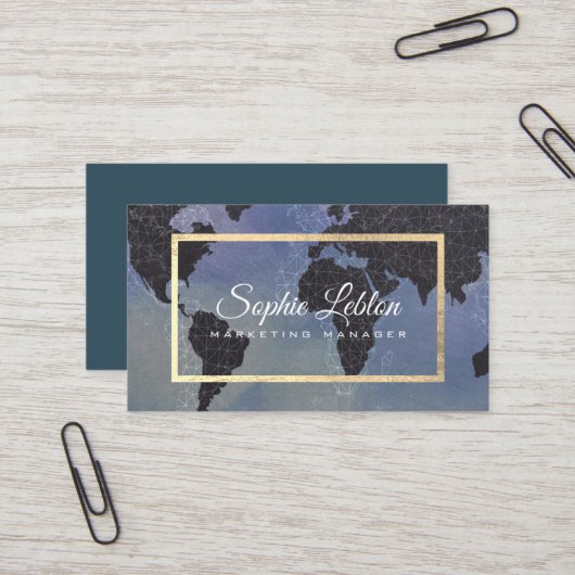 Carte internationale | directeur marketing (Devant/Arrière en situation)