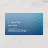 Carte internationale du programmeur logiciel (Dos)