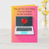 Carte Internet portable modifiable Rencontre Saint Valen (Fleur jaune)