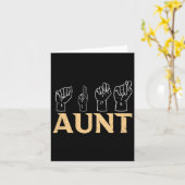 Carte Interprète Sourde Sourde A (Fleur jaune)