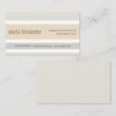 Carte interprète traducteur minimaliste langues (Devant / Derrière)