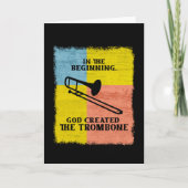 Carte InThe Starting God Created The Trombone (Devant)