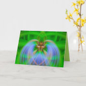 Carte Intricité verte (Fleur jaune)