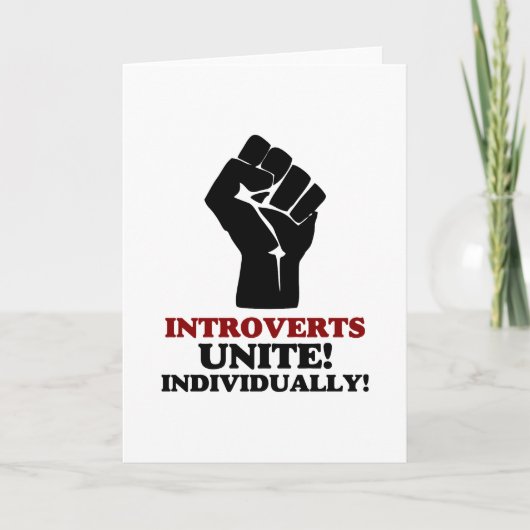 Carte Introverties Unite (Devant)