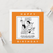 Carte Inutile Gnome dans le dessin du jardin (Devant/Arrière en situation)