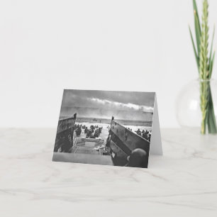 Carte Invasion de la Normandie au le jour J - 1944