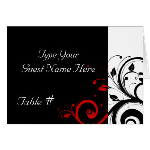 Carte inverse noire, blanche, rouge d'endroit de