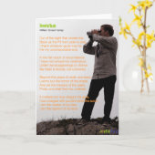 Carte Invictus (Fleur jaune)