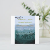 Carte Invitación de Boda Rústica Elegante (Debout devant)