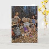 Carte Invitation. (Fleur jaune)