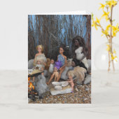 Carte Invitation. (Fleur jaune)