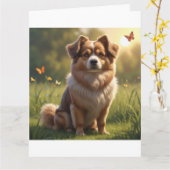 Carte invitation (Fleur jaune)