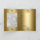Carte Invitation 50 ans de Mariage Art Déco (Intérieur)
