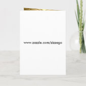 Carte Invitation 50 ans de Mariage Art Déco (Dos)