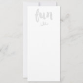 Carte Invitation crème glacée (Dos)