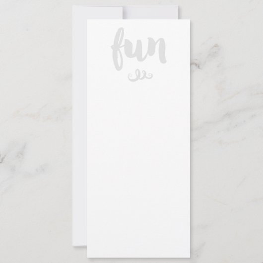 Carte Invitation crème glacée (Dos)