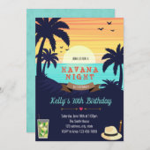 Carte invitation de Beach Havana (Devant / Derrière)