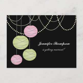 Carte Invitation de la fête de Bachelorette rose L