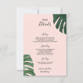 Carte Invitation de la fête de la bachelorette Tro (Dos)