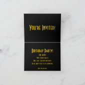 Carte Invitation enrobée cadeau 2 (Intérieur)