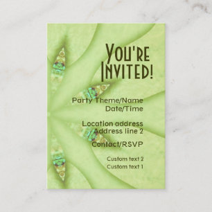 Carte Invitation G-Party