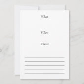 Carte Invitation Get Together (Dos)