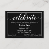 Carte Invitation photo de la taille MINI 3,5 pouce (Dos)