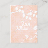 Carte Invitation Sweet Times Party (Dos)