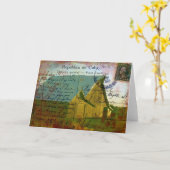 Carte Iowa Barn (Fleur jaune)