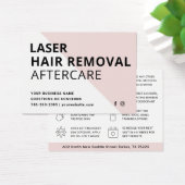 Carte IPL Laser Hair Remodeling Aftercare (Bureau)