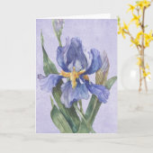 Carte Iris (Fleur jaune)