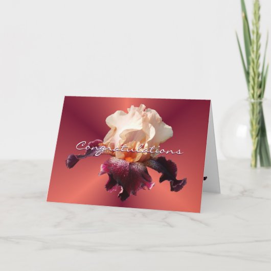 Carte Iris [1]- Customize any occasion (Devant)