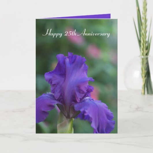 Carte Iris 25ème Anniversaire (Devant)
