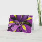 Carte Iris Art Anniversaire (Dos)