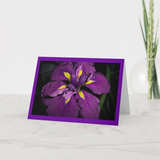 Carte Iris Art Anniversaire (Devant)
