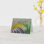 Carte Iris Closeup (Fleur jaune)