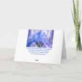 Carte Iris Dans L'ArtCard Monlite (Dos)